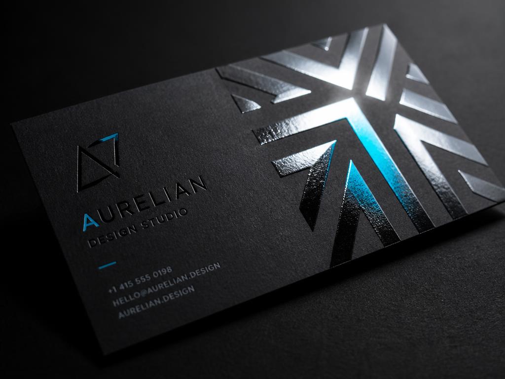 Spot UV Business Cards product mockup